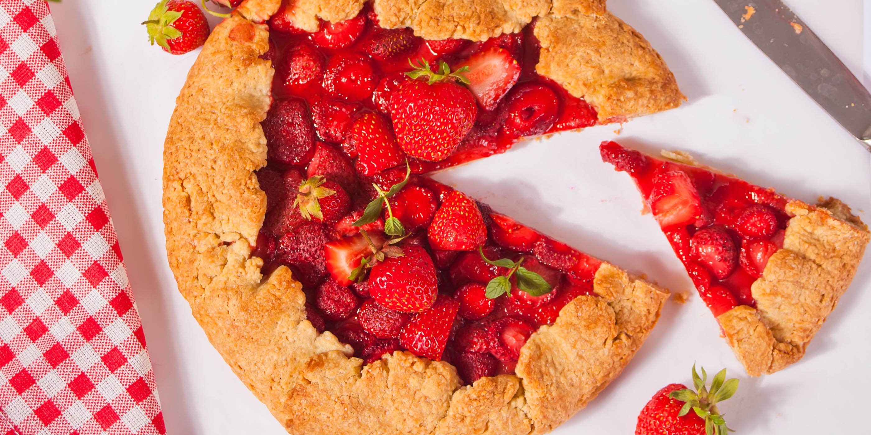 Rustic Strawberry-Almond Tart