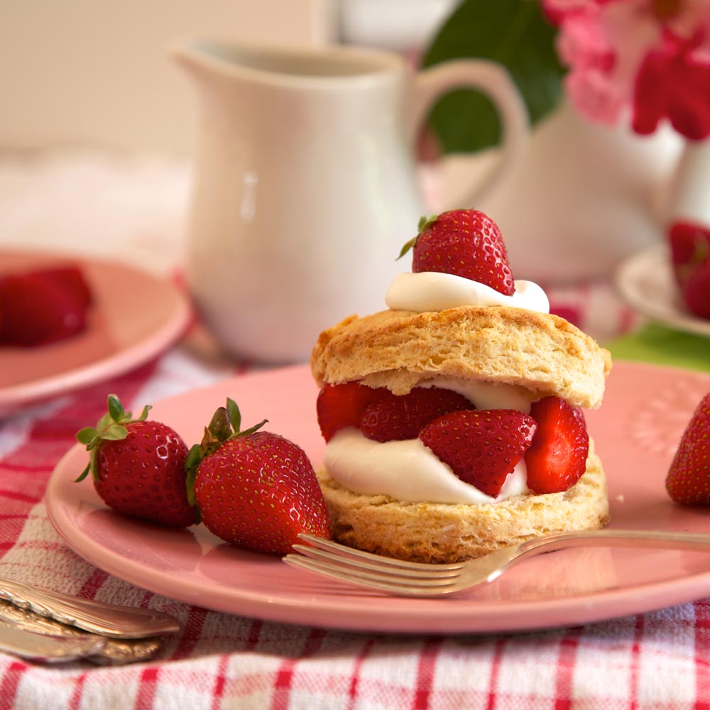 Sweet and Tart Strawberry Shortcake