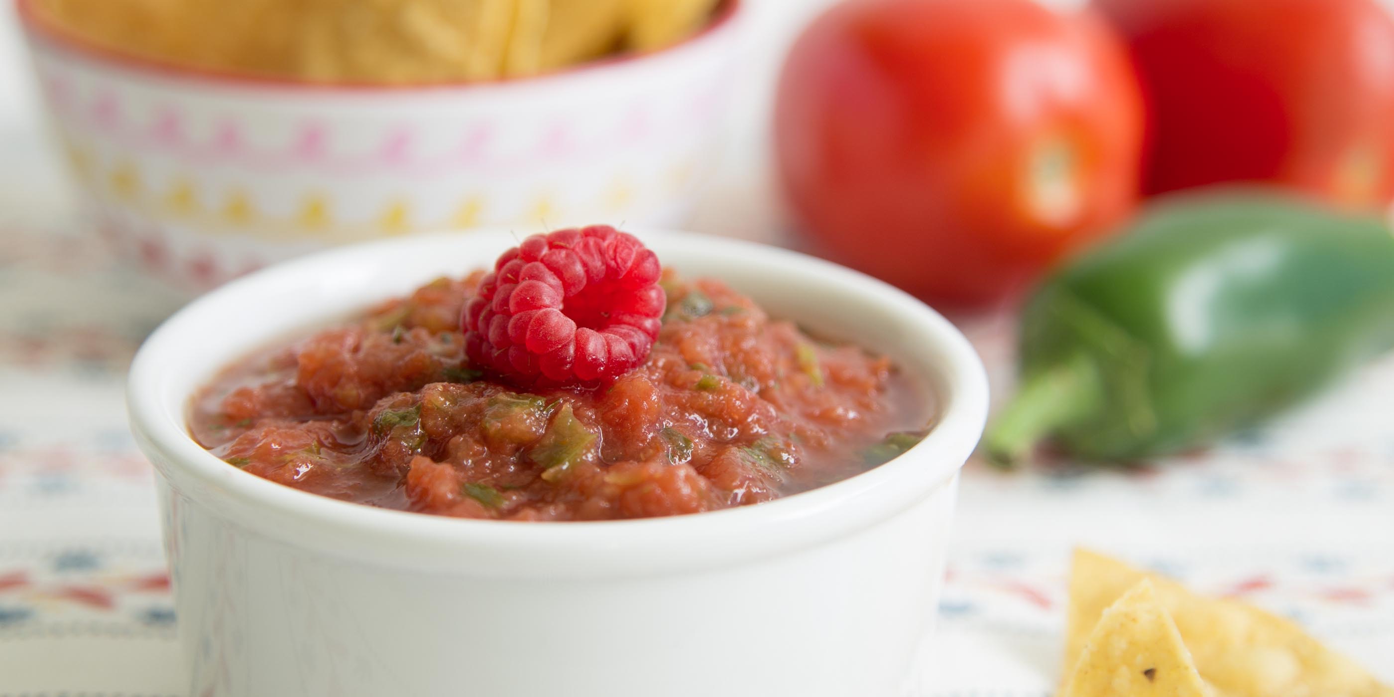 Tomato-Raspberry Salsa