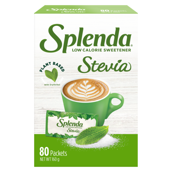 Splenda Stevia Sweetener Sachets 80ct. - Front