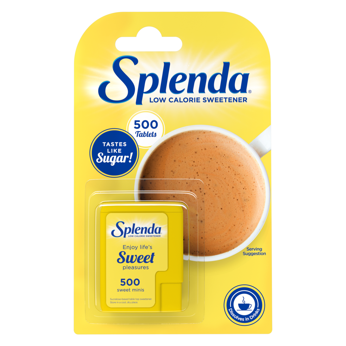 Splenda Sweetener Minis 500 ct - Front