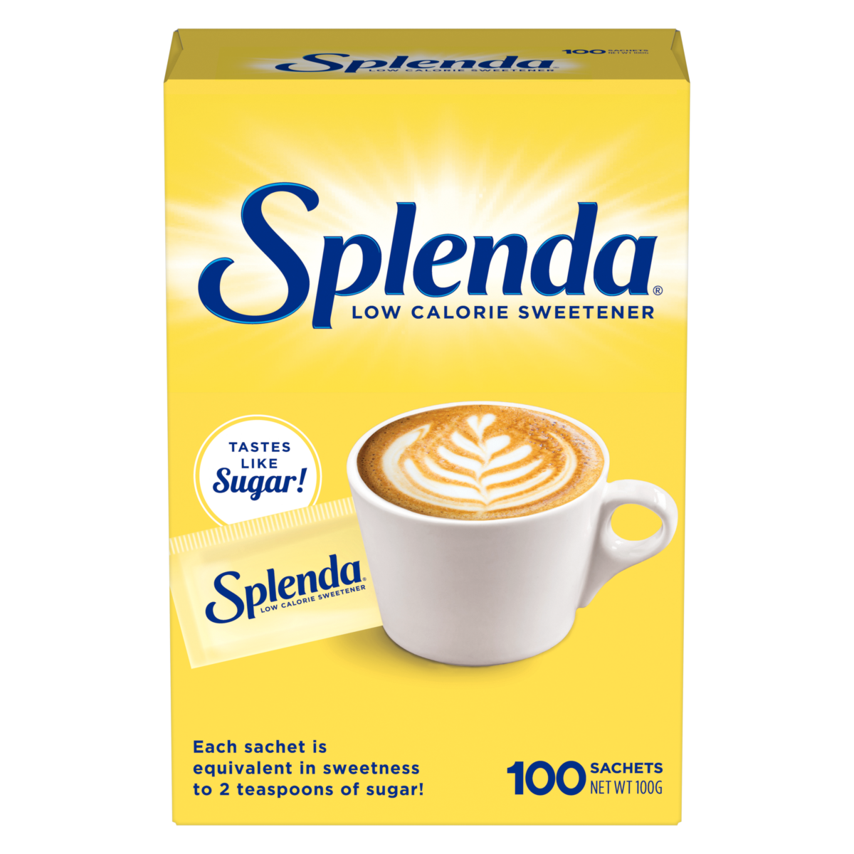 Splenda Sweetener Sachets 100ct. - Front