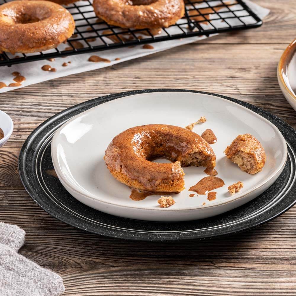 Pumpkin Spice Cake Donuts | Low Sugar Recipe