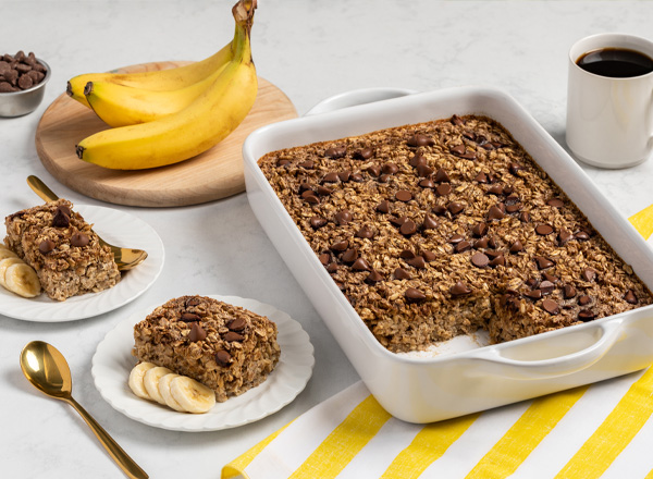 banana bread baked oatmeal