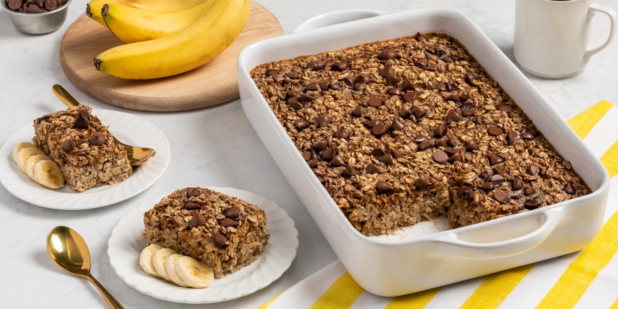 Chocolate Banana Bread Baked Oatmeal