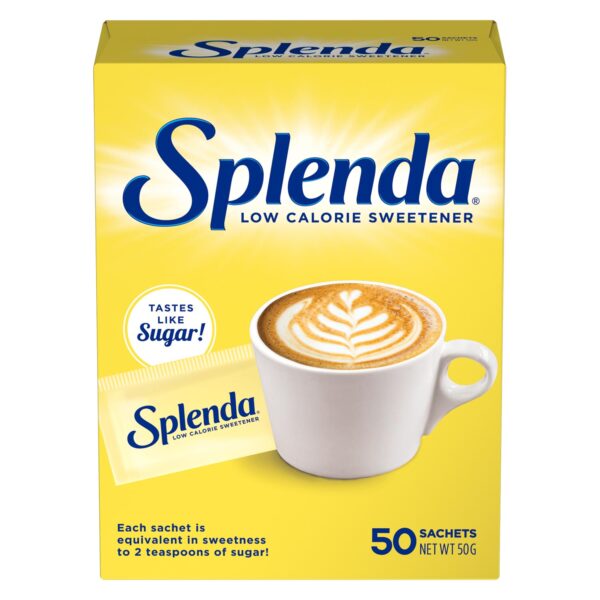 Splenda Sweetener Sachets 50 - Front