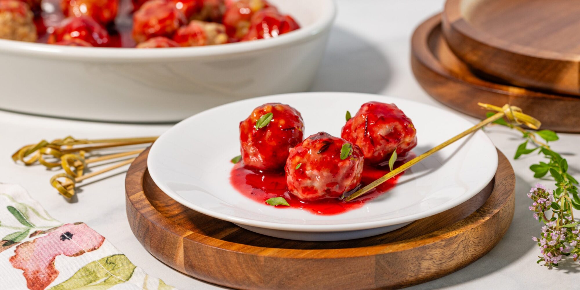 Image of Cranberry Turkey Meatballs