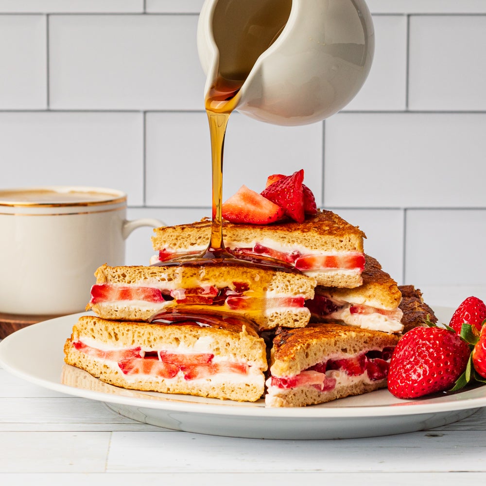 Strawberry Stuffed French Toast Low Sugar Recipe Strawberry Stuffed French Toast Low Sugar Recipe