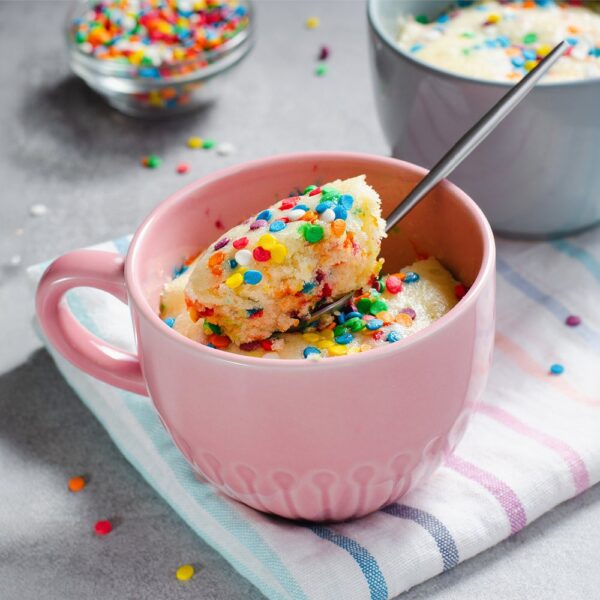 Birthday Confetti Mug Cake