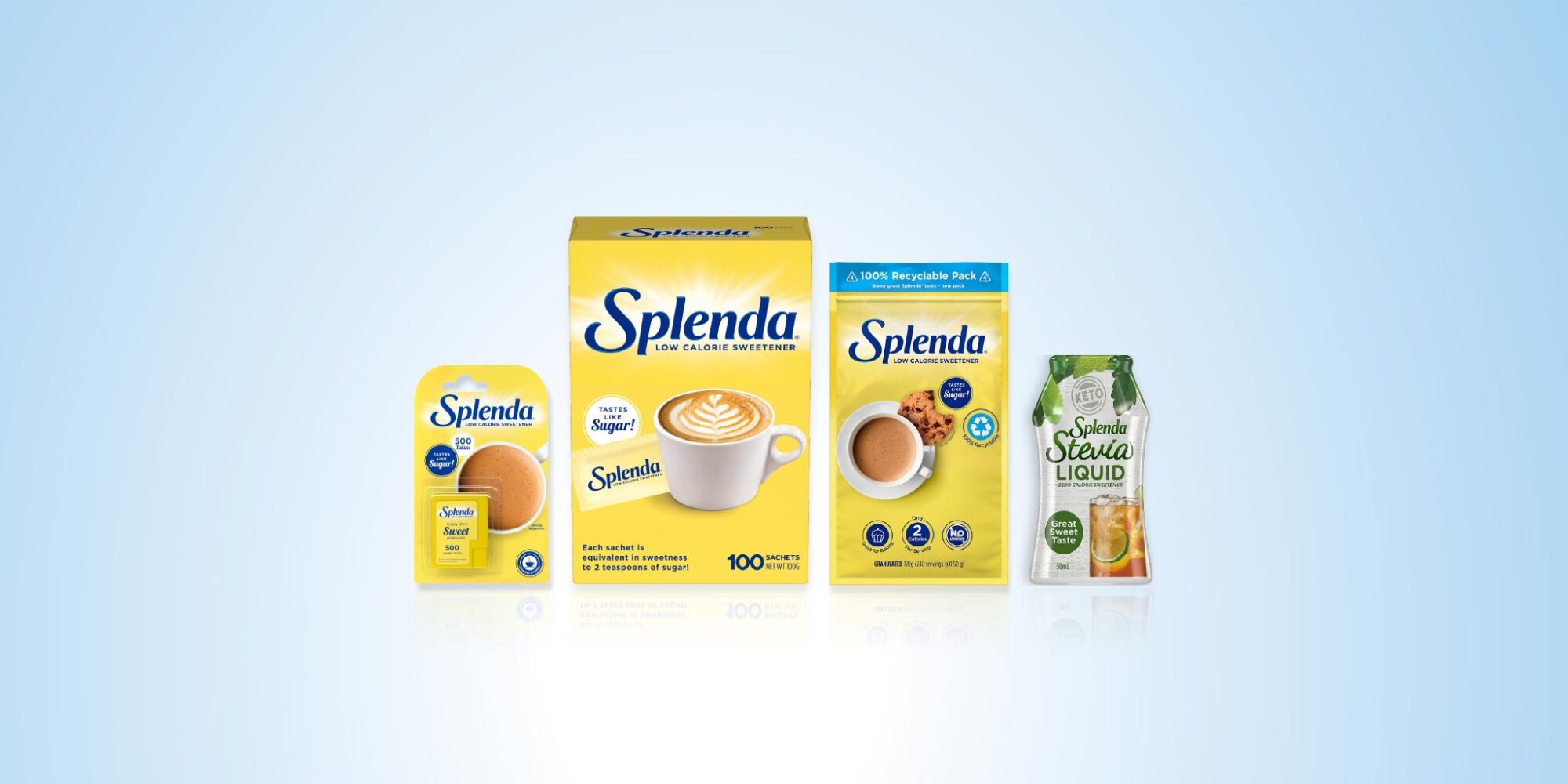 Explore the whole Splenda range